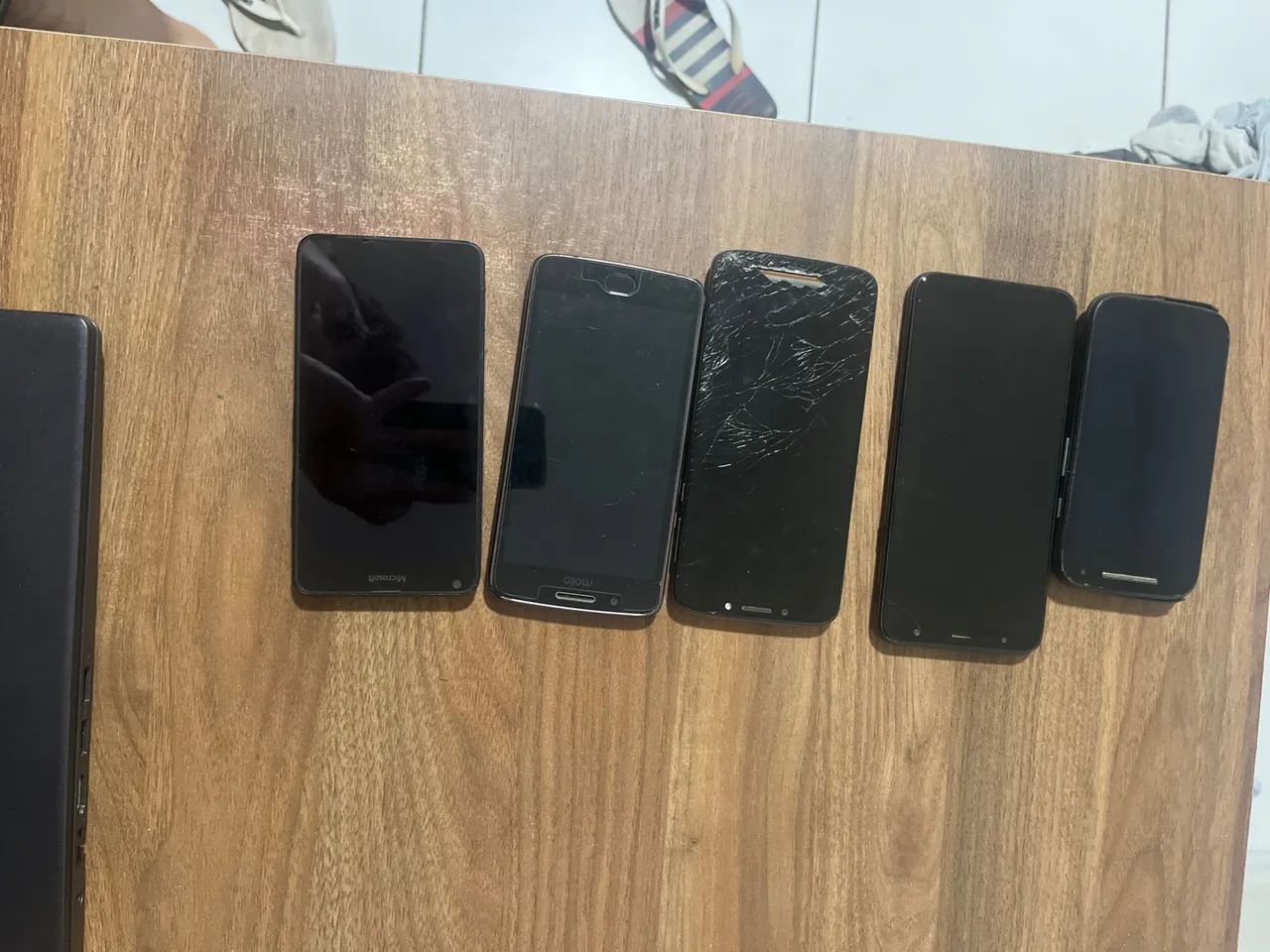 celulares para sucatear- Moto G5, Galaxy J4 core,  MOTO E 2, MOTO E 5 e microsoft