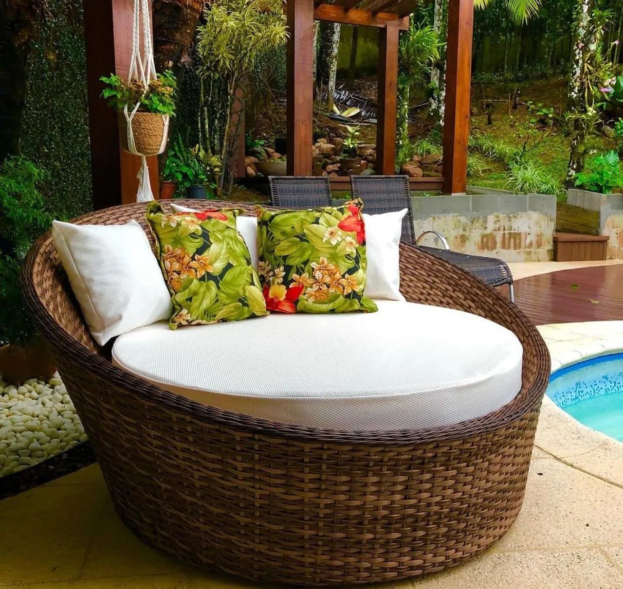 Chaise orbital - Sofá Redondo em fibra  - Foto 5