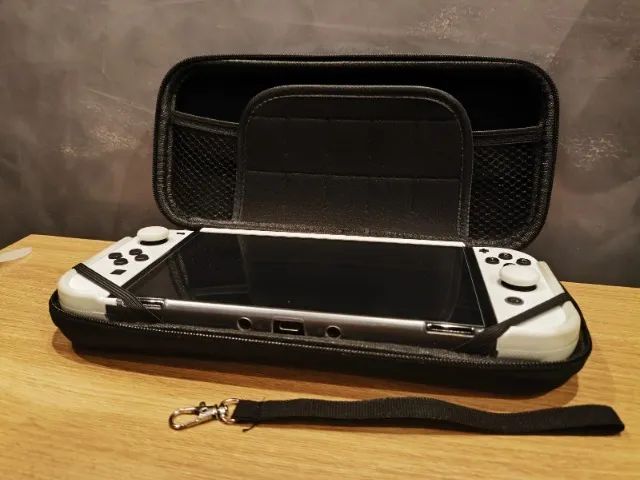 Bolsa / Case portátil para Nintendo Switch / Nintendo Switch Oled Preta - Foto 5