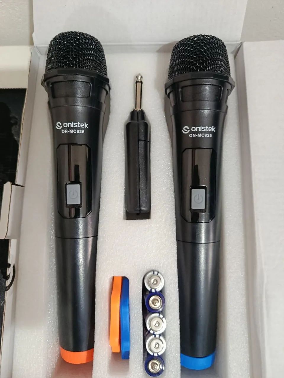 Microfone duplo sem fio a pilhas / OFERTA IMPERDÍVEL  - Foto 3