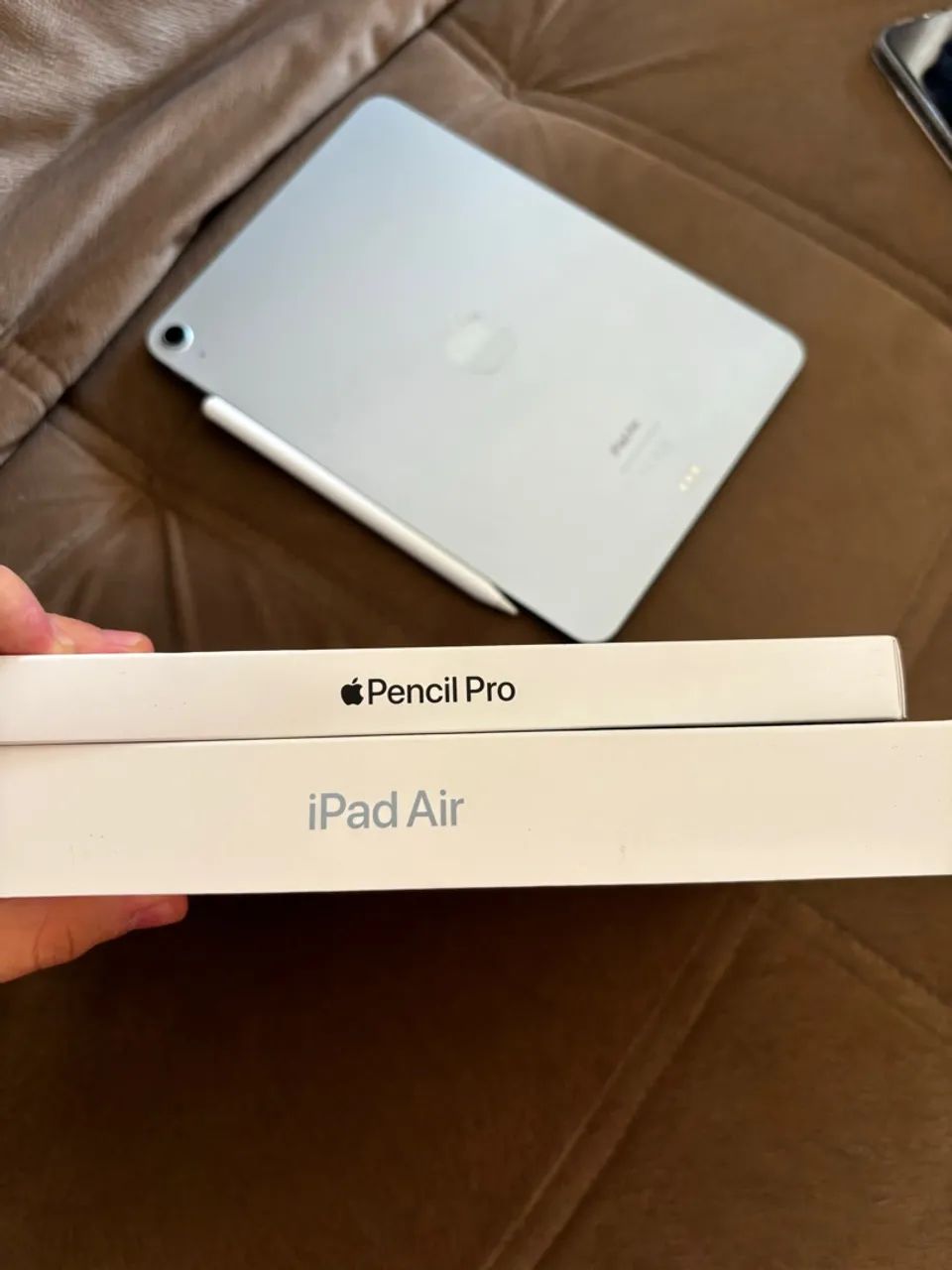 Ipad Air 6 258gb 11 polegadas azul com Apple pencil Pro Ipad Air 6 258gb 11 polegadas azul com Apple pencil Pro