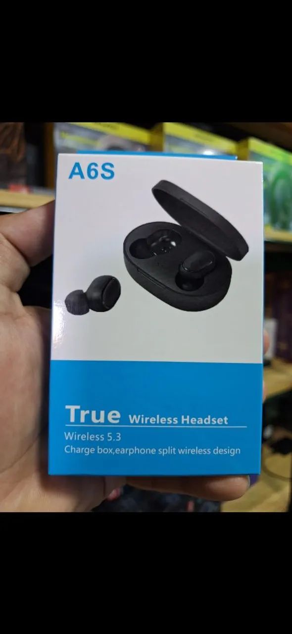 Fone de ouvido Bluetooth A6S TWS