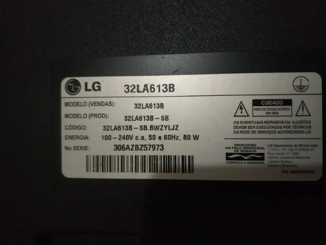 TV 32' LG 3D LED HD  32LA613B  - Foto 3