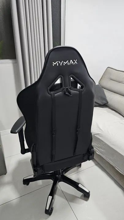 Cadeira Gamer MyMax MX12 - Preta - Usada - Foto 2