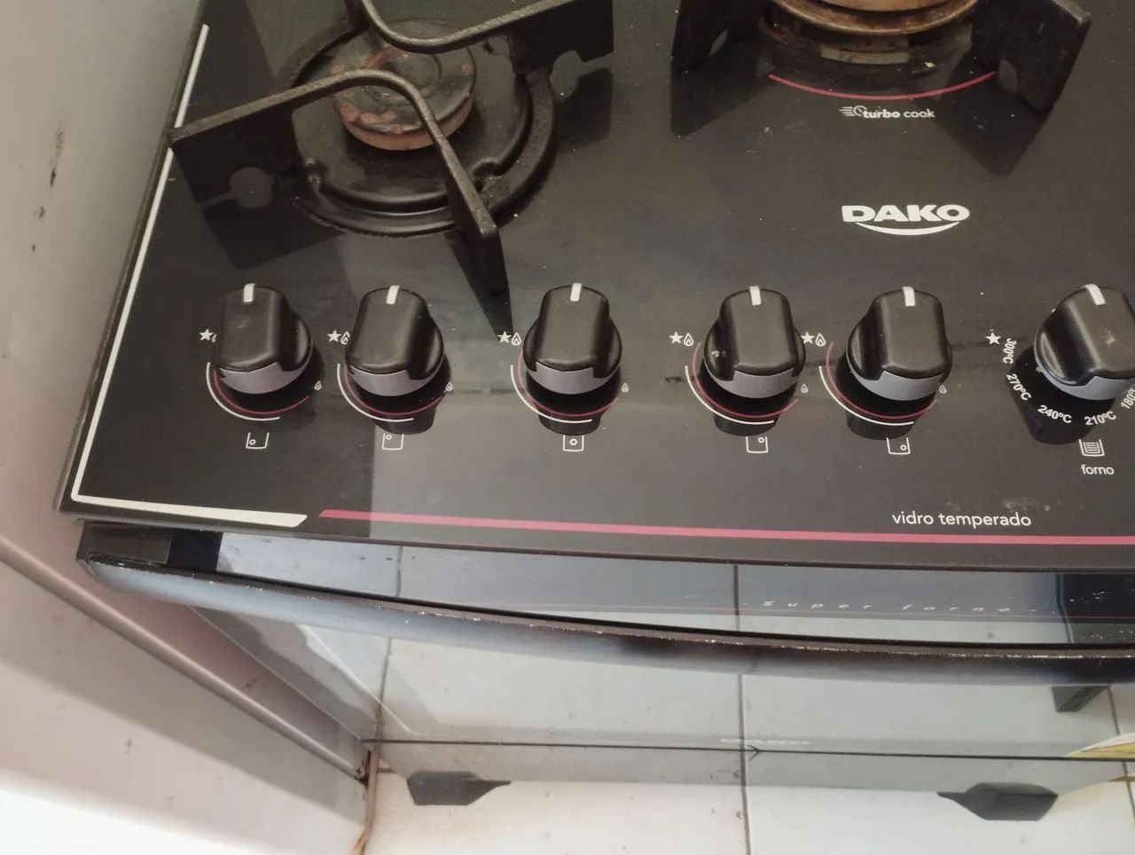 Fogão Dako 5b ocas - Vidro Temperado - Foto 3