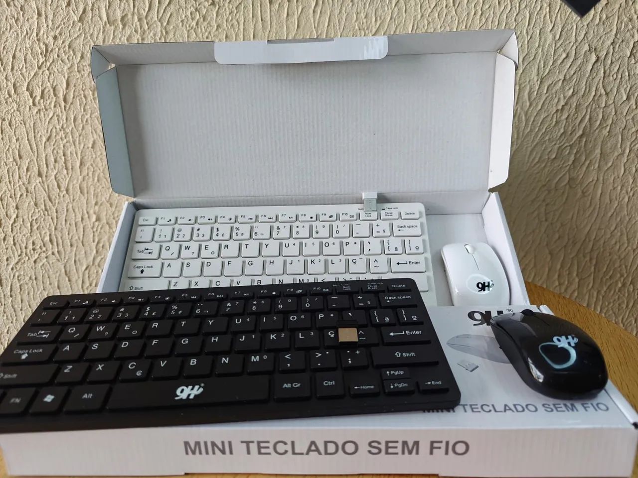 Kit Teclado e Mouse Sem Fio - Novo