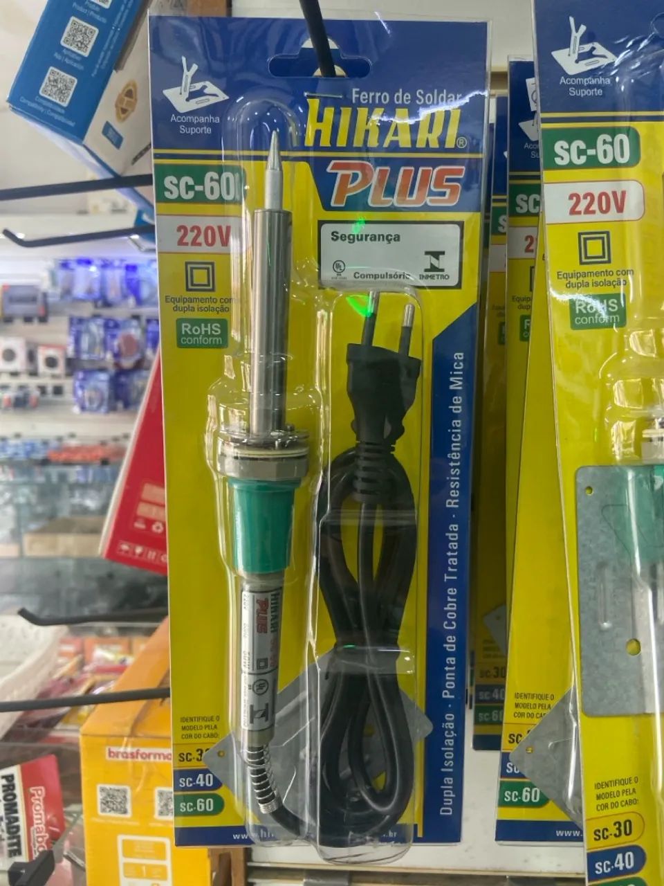 Ferro de Solda Hikari Plus SC-60 220V