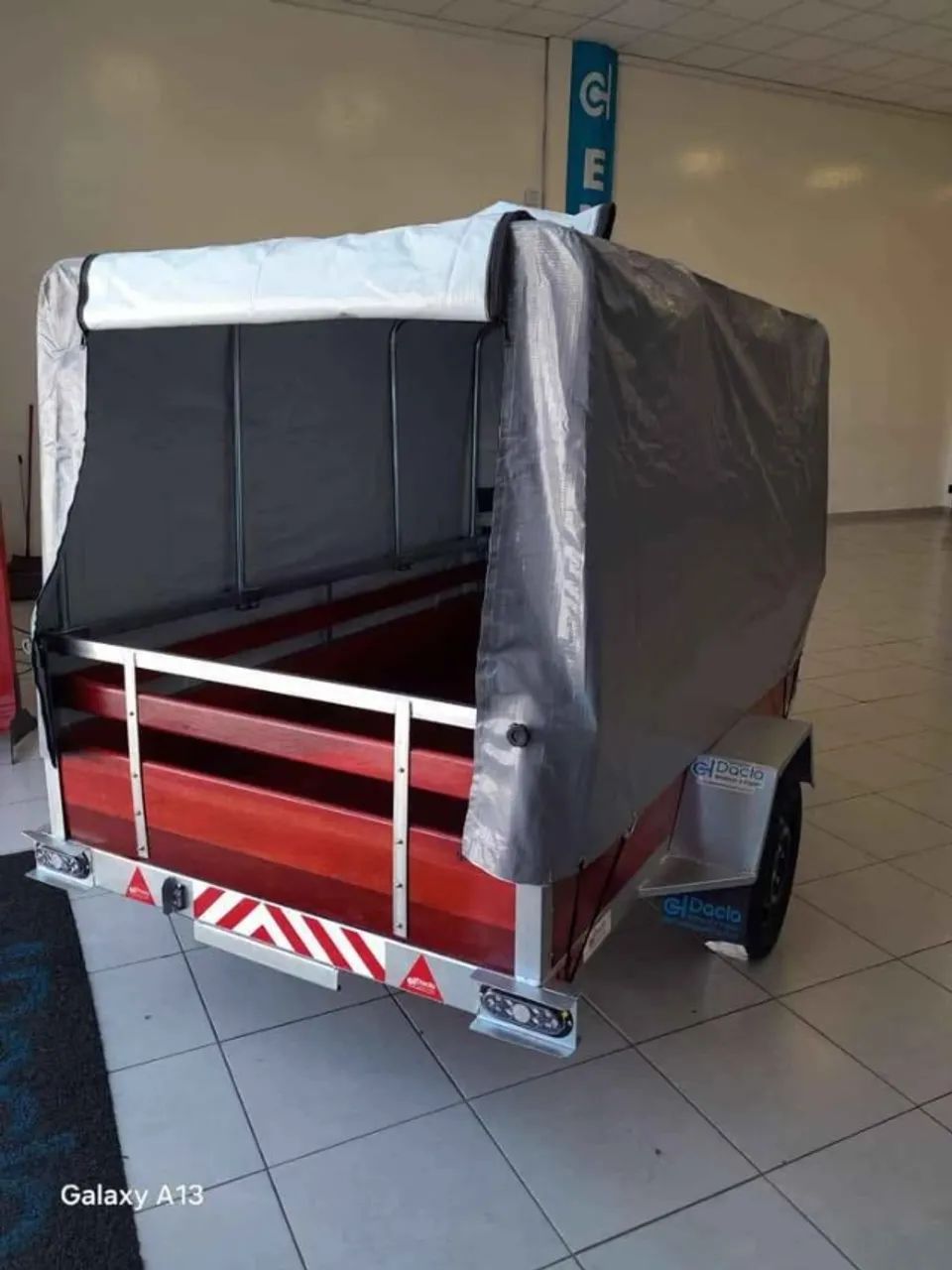 CARRETINHA CARGA REBOQUE LATERAL ALTA  - Foto 2