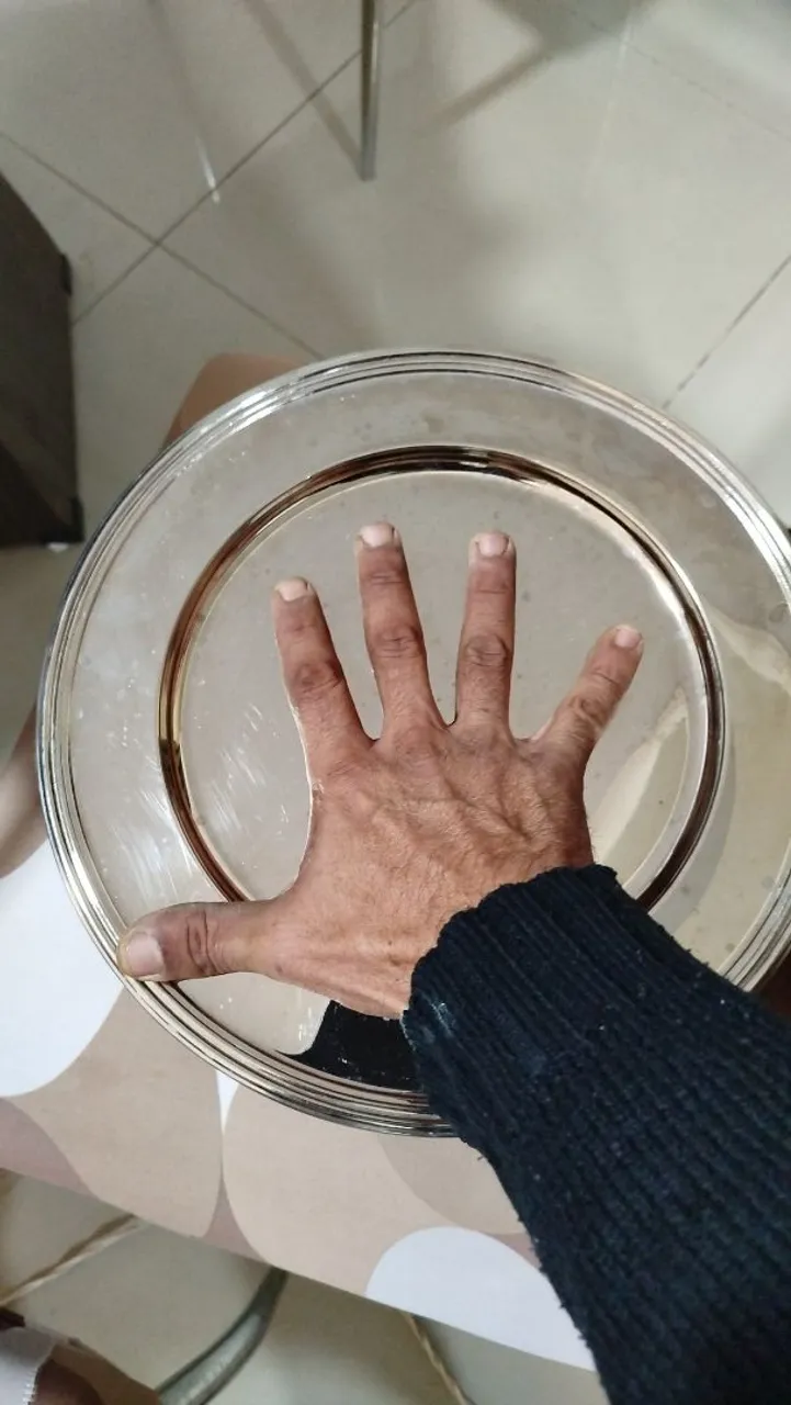 Bandeja de Metal Elegante