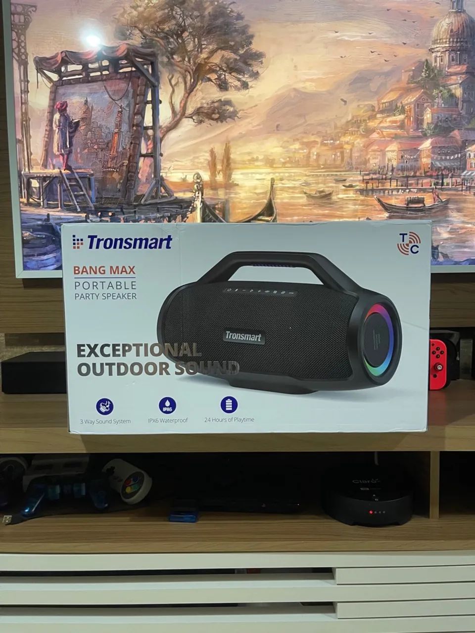 Caixa de Som Bluetooth Tronsmart (Lacrado ) CONCORRENTE DA BOMMBOX 3 - Foto 4