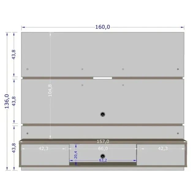 Ambar Suspended TV Panel for TVs up to 65 Inches64739710090369121