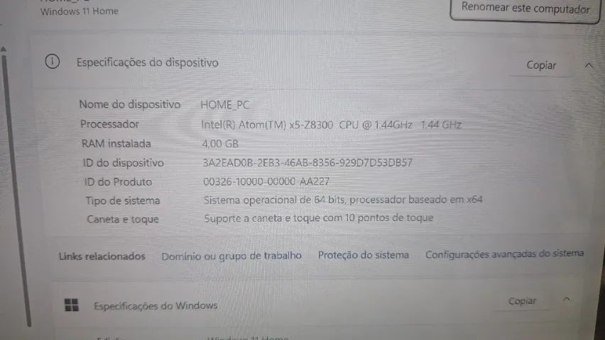 Tablet PC -  Win11 - 10x sem Juros  -Tela 10 pol + 64GB SSD - Ótimo estado - Foto 4