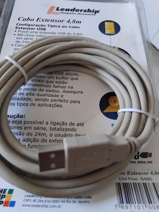 Extensor USB 4,8m - Leadership - Foto 3