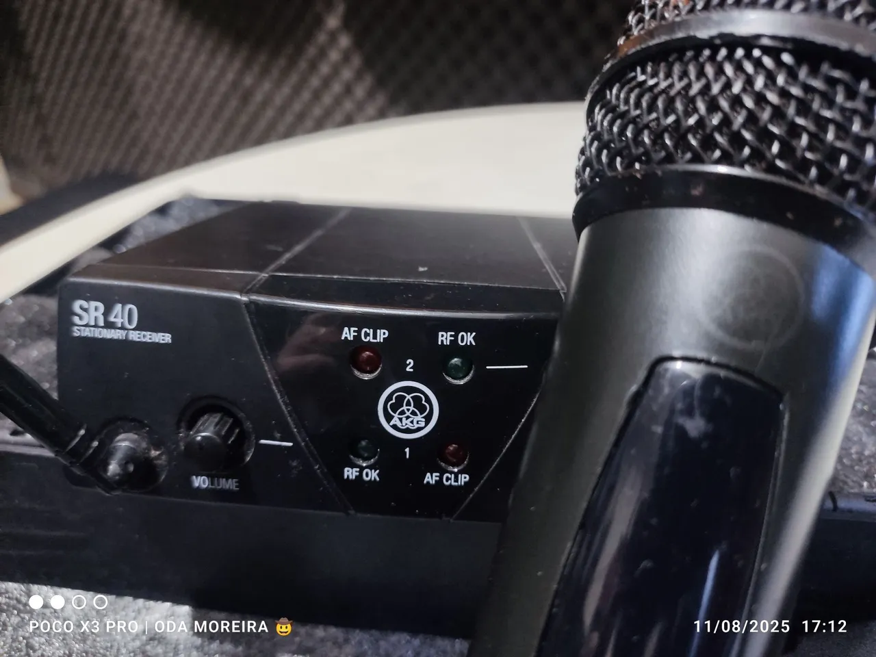 LEIA A DESCRIÇÃO! 01 MICROFONE SEM FIO AKG - PARCELO 12X OU TROCO - JOINVILLE