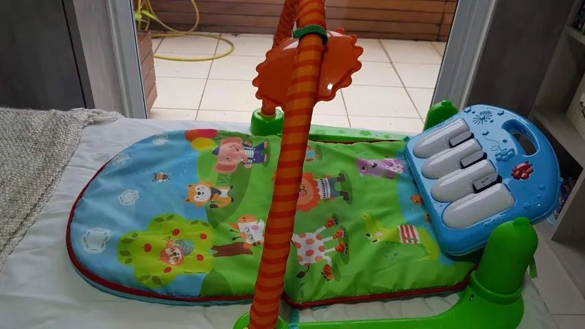  Tapete Infantil Atividade Bebê Interativo com piano musical - Foto 2