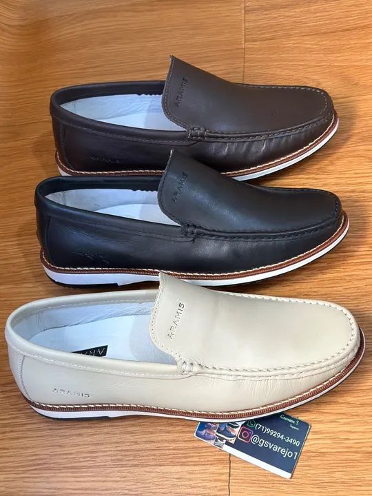 Mocassim de couro Ricardo Almeida / Aramis - Foto 2