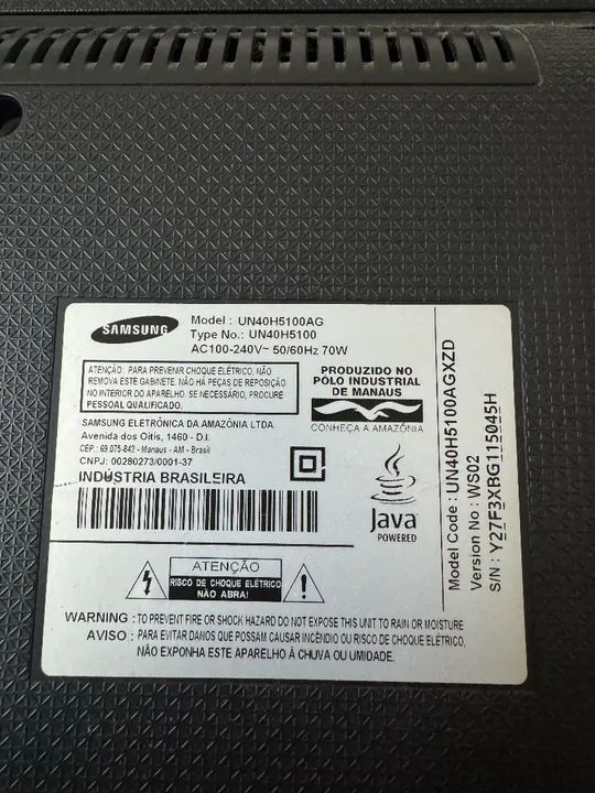 TV SAMSUNG 40" TELA QUEBRADA  - Foto 3