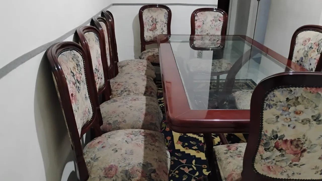 Mesa de jantar de vidro 64573993777409120