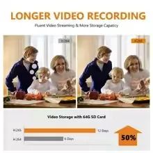Câmera de Segurança Wi-Fi interna IMOU Cue 2C 1080P FHD Branca + SD 32GB, 12x 17,90 - Foto 6