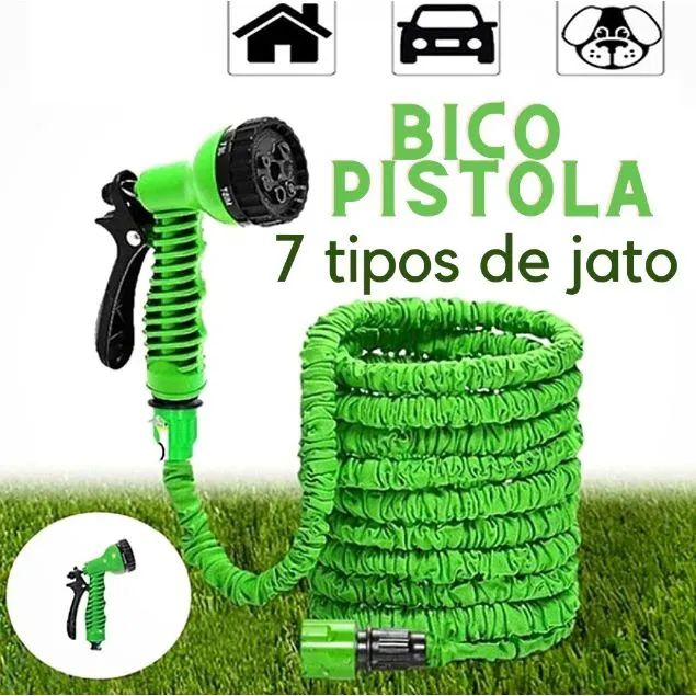 Mangueira Expansiva 15 Metros - Irrigação Fácil e Prática - Foto 2