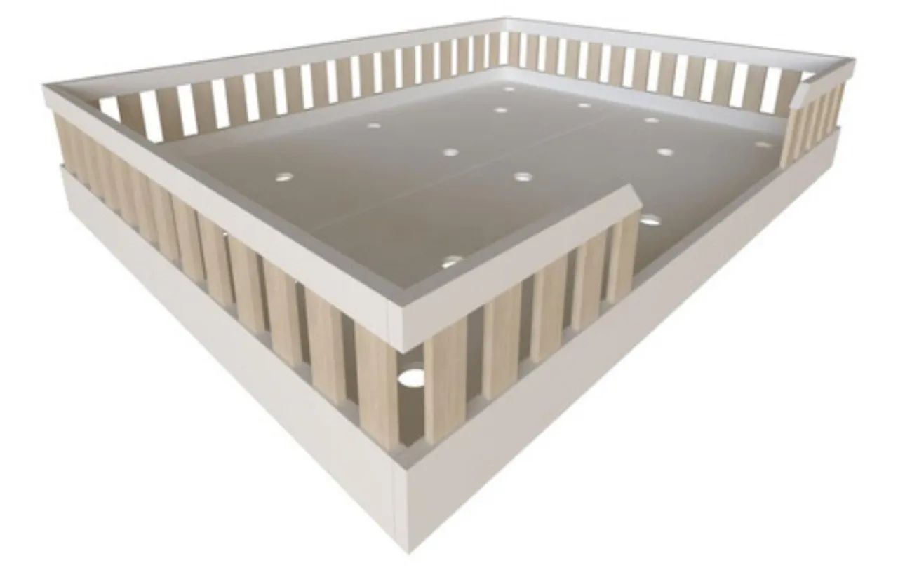 Cama Montessoriana Casal Branco/Neve - Foto 4