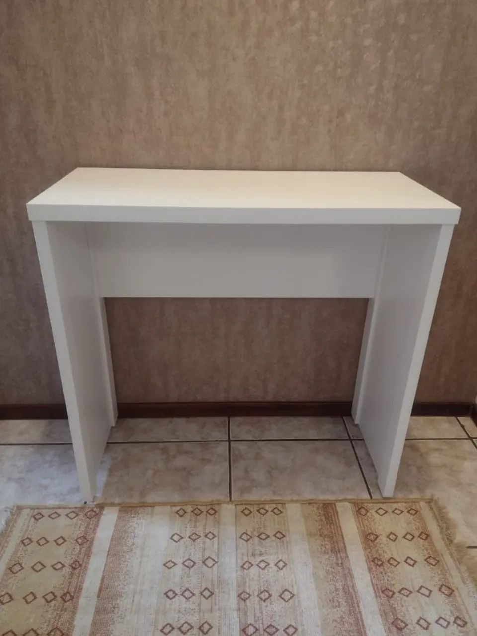 Escrivaninha nova em MDF branco, 80x40cm fabricação própria a pronta entrega 