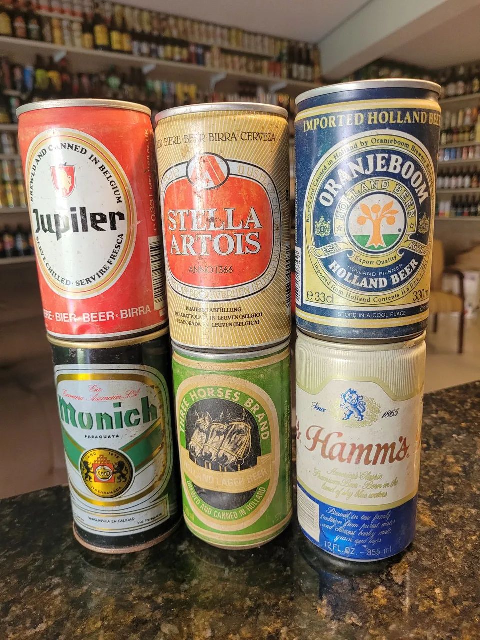 Latas raras de cerveja