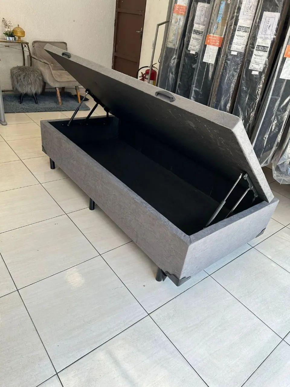 Cama Box com Baú - Conforto e Organização - Foto 3