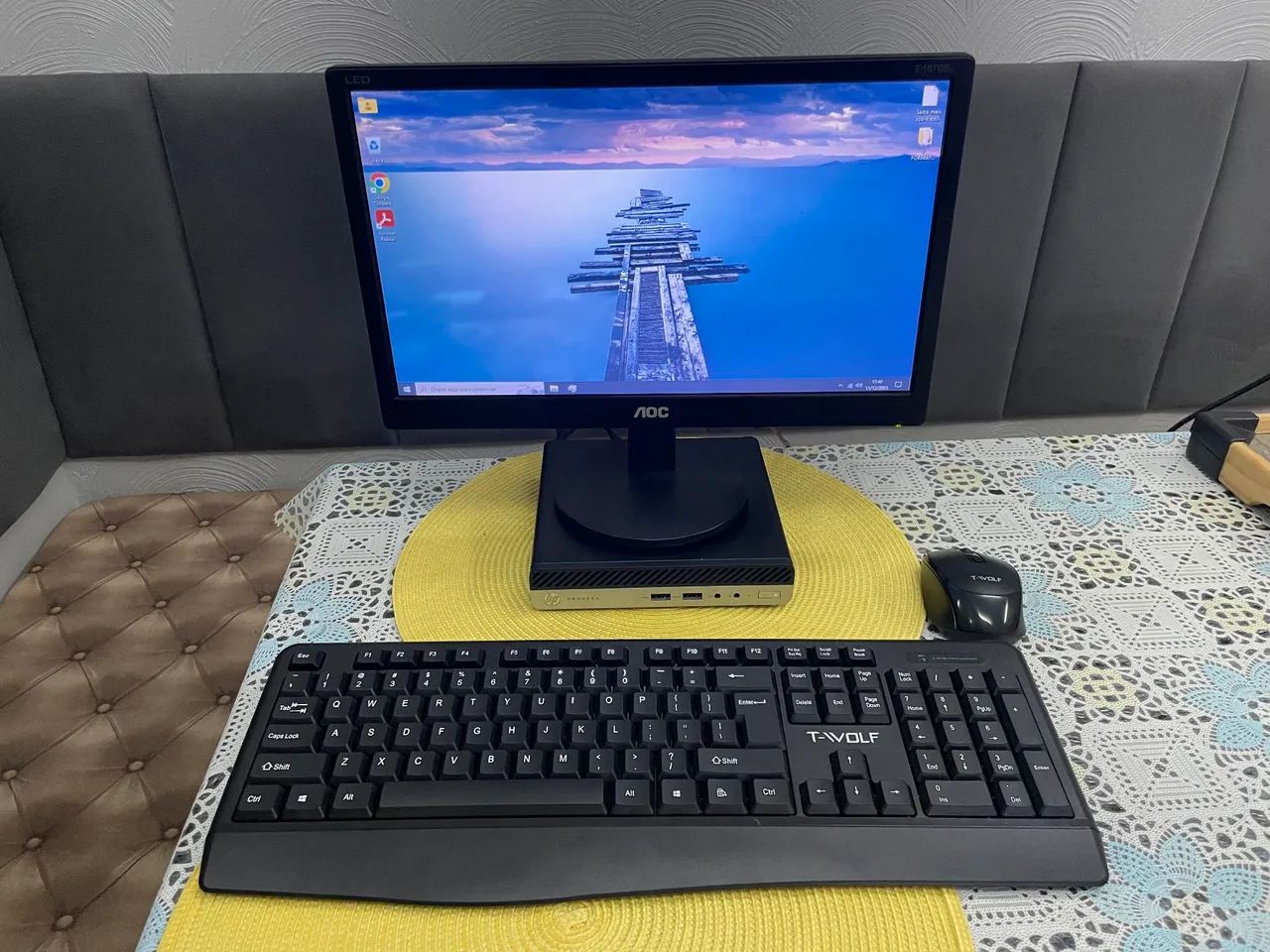 Mini pc hp prodesk i3 de 7 geração.64842073863810120