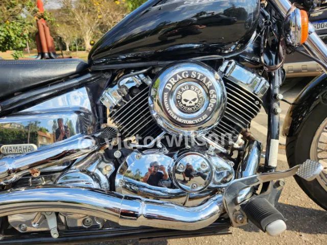 Dragstar 650 Preta 2005 Impecável - Baixa KM - Foto 2