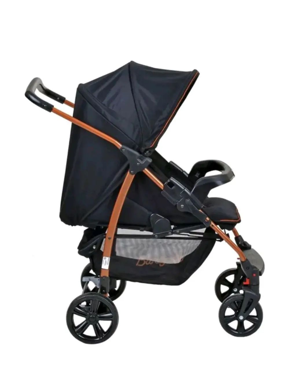 Carrinho de Bebê Travel System Ecco Burigotto com Bebê conforto e base - Leve e Prático
