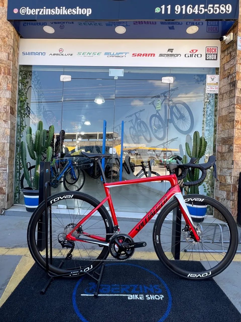 SPECIALIZED TARMAC SL6 DISC CARBONO 56 - SHIMANO 105 11v - RODAS ROVAL C38 CARBONO - NF 