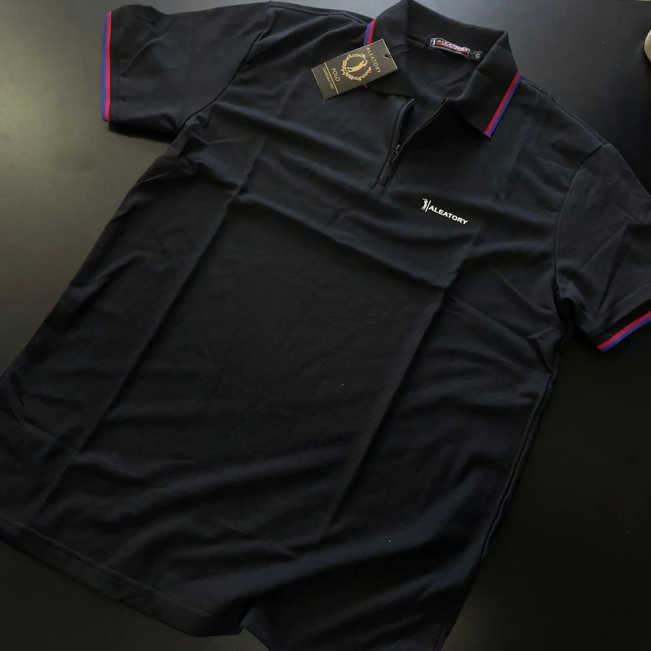 Camisa polo ziper aleatóry  - Foto 3