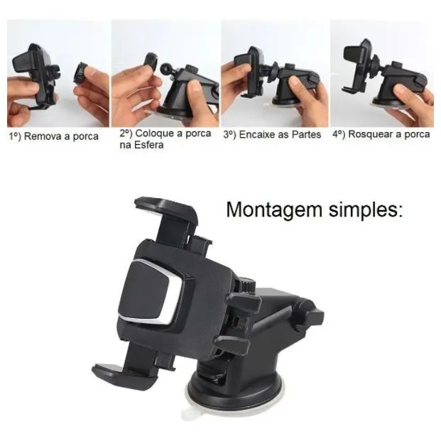 Suporte Para Carro Celular Veicular Automotivo Painel - Foto 2
