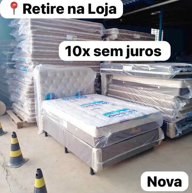 Cama box colchão e base NovA 