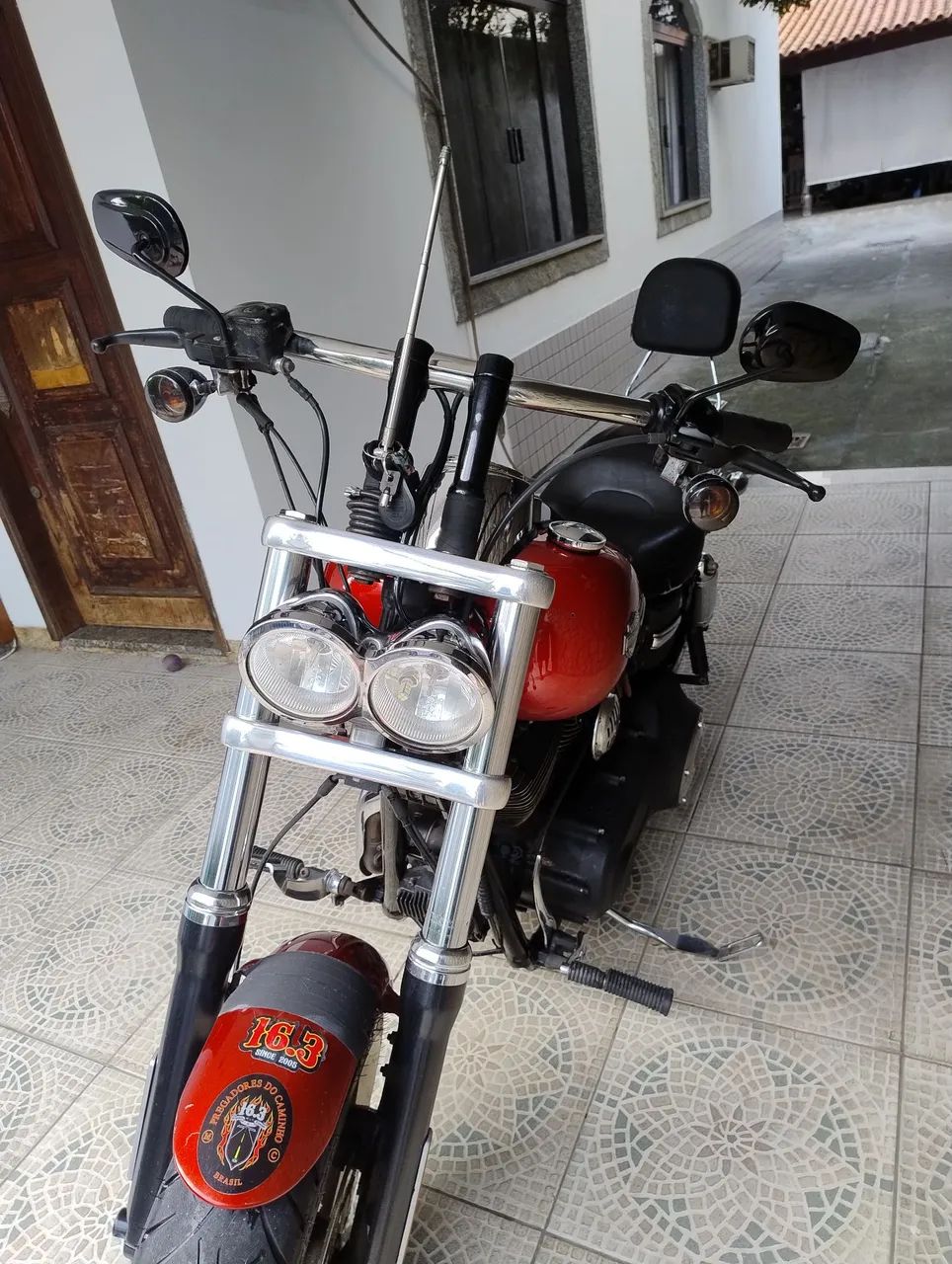 Vendo minha Fat Bob laranjinha  - Foto 4