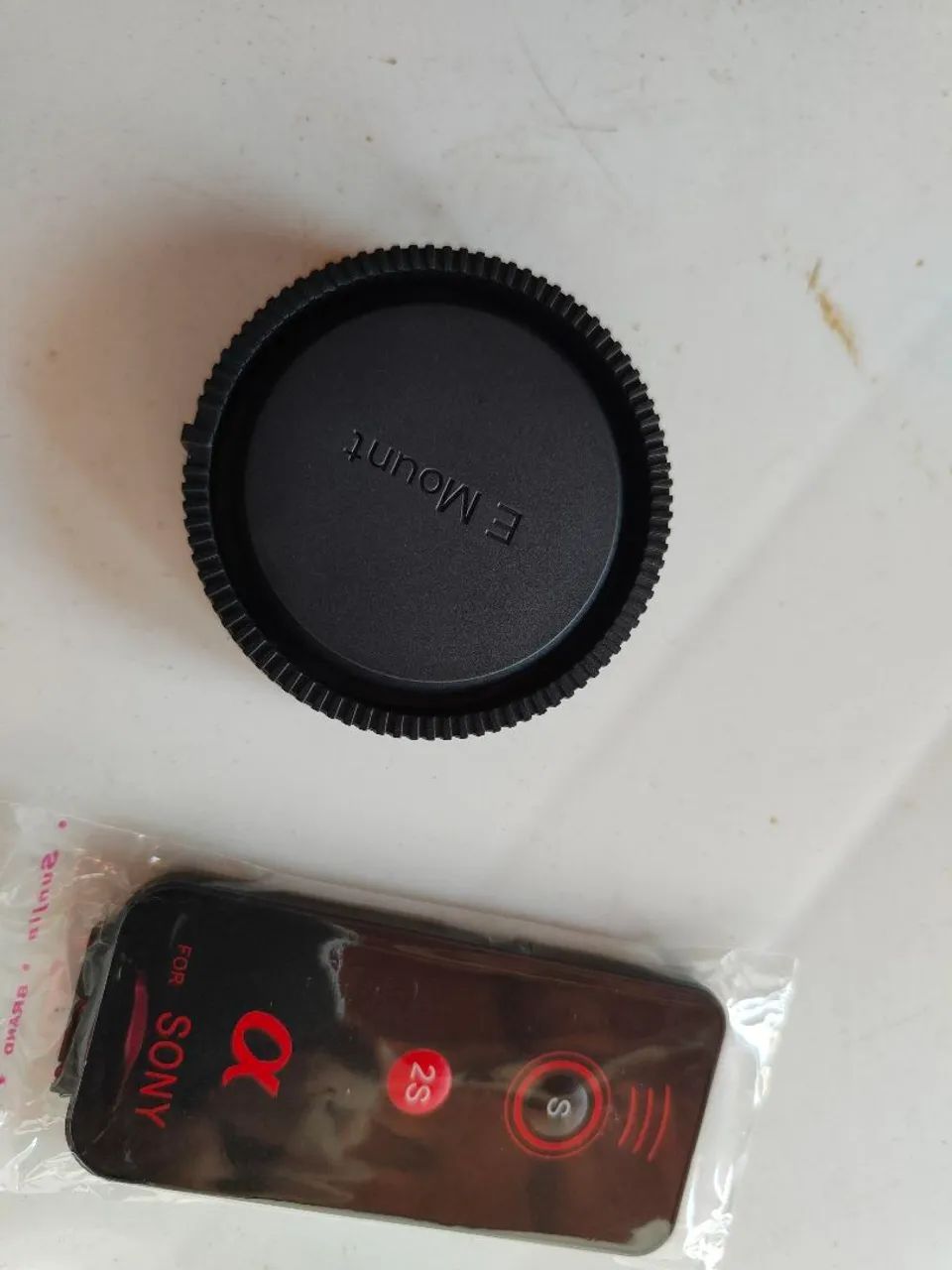 Controle disparo, 2 tampas Sony e-mount - Foto 2