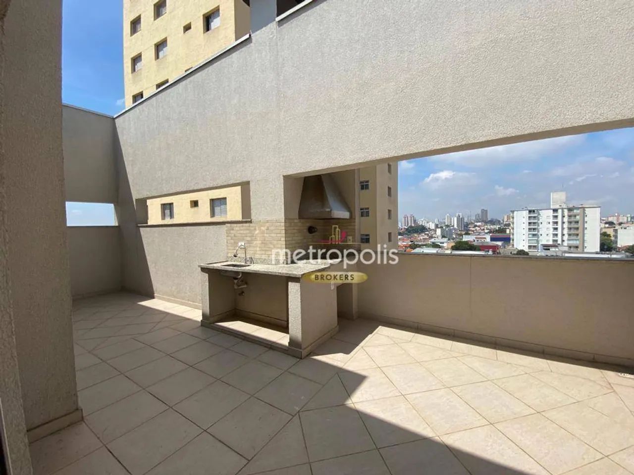 Cobertura com 2 dormitórios para alugar, 143 m² por R$ 4.655,77/mês - Barcelona - São Caet - Foto 2