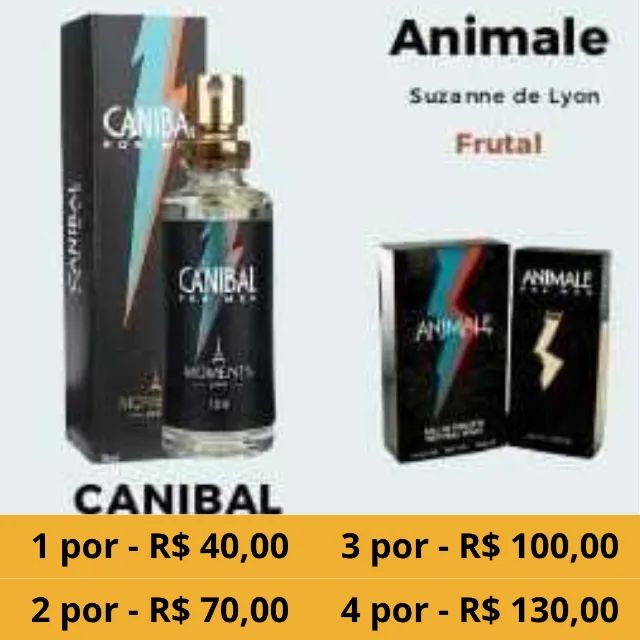 Perfume Masculino Moments Paris Canibal - 15 ml