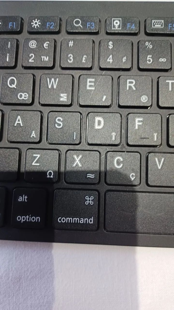 LTeclado Bluetooth Slim - Design Moderno preto - Foto 2