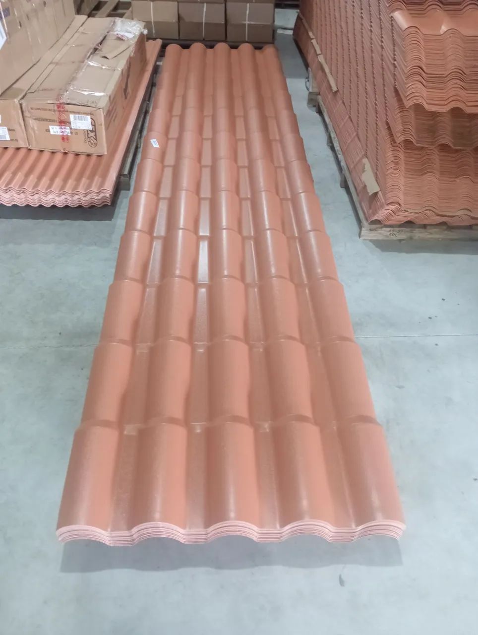 Promoção telhas PVC colonial 3.28x0.86...159.90