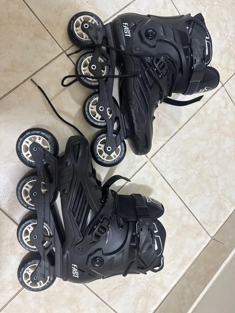 Patins Inline Fast - Preto (41-42)