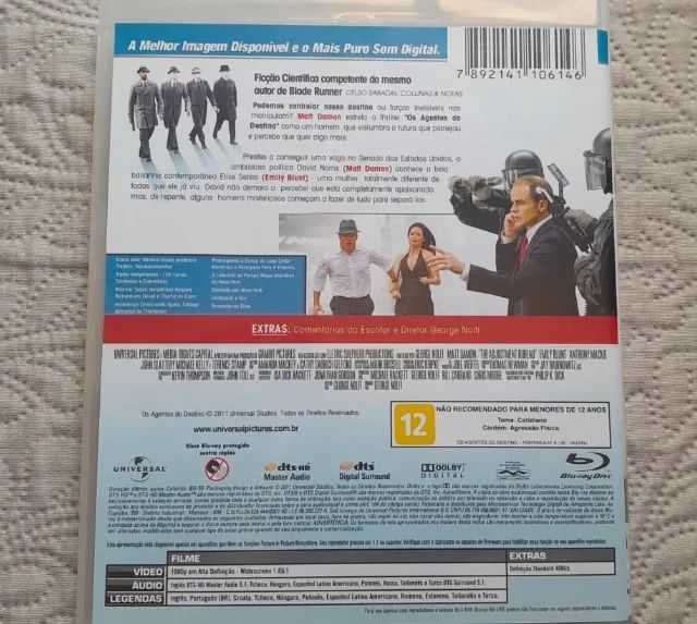 Matt Damon - Os Agentes do Destino (bluray nacional) - Foto 2