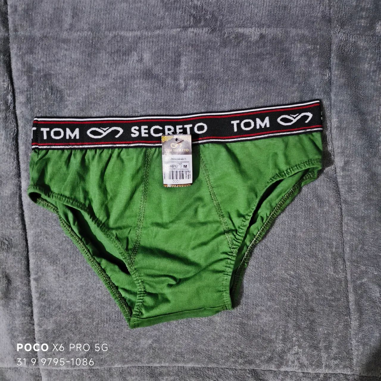 Cueca Boxer AZUL Tom Secreto - Conforto e Estilo - Foto 4