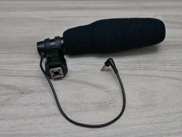 Microfone Shotgun Panasonic Vw-vms10a Stereo 