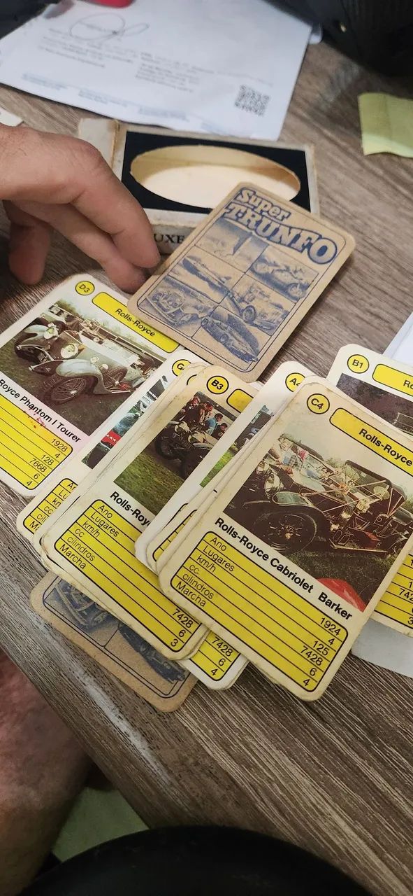 Super Trunfo anos 80s Rolls-Royce - Foto 5