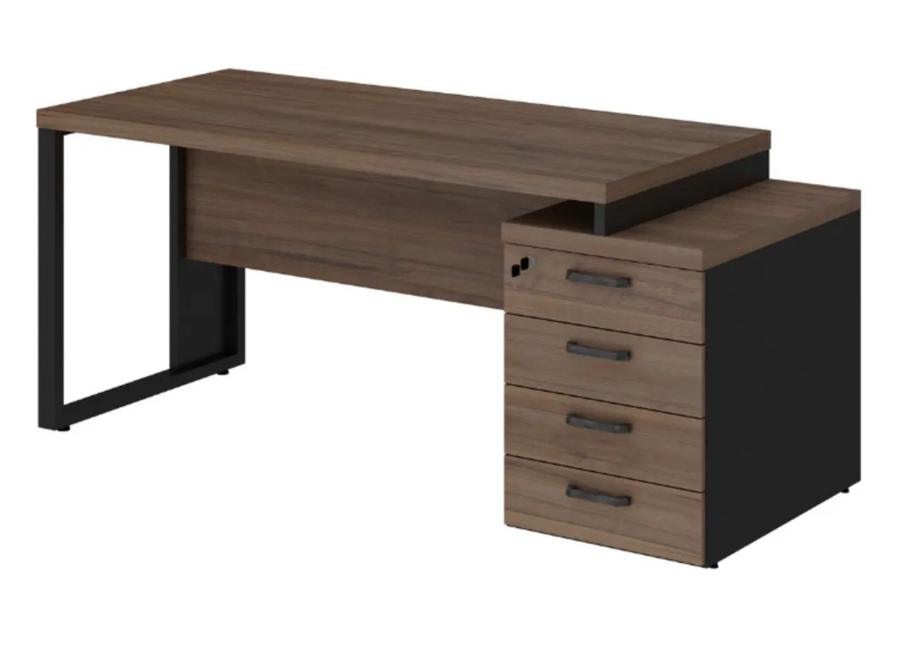 Mesa Diretor com Gaveteiro Gebb Work64307309172609120