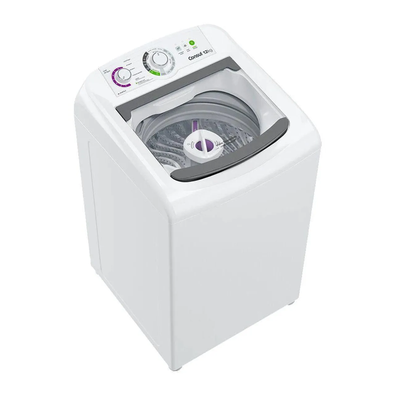 Máquina de Lavar Consul 12 kg Branca com Dosagem Econômica e Ciclo Edredom CWH12BB - Nova!