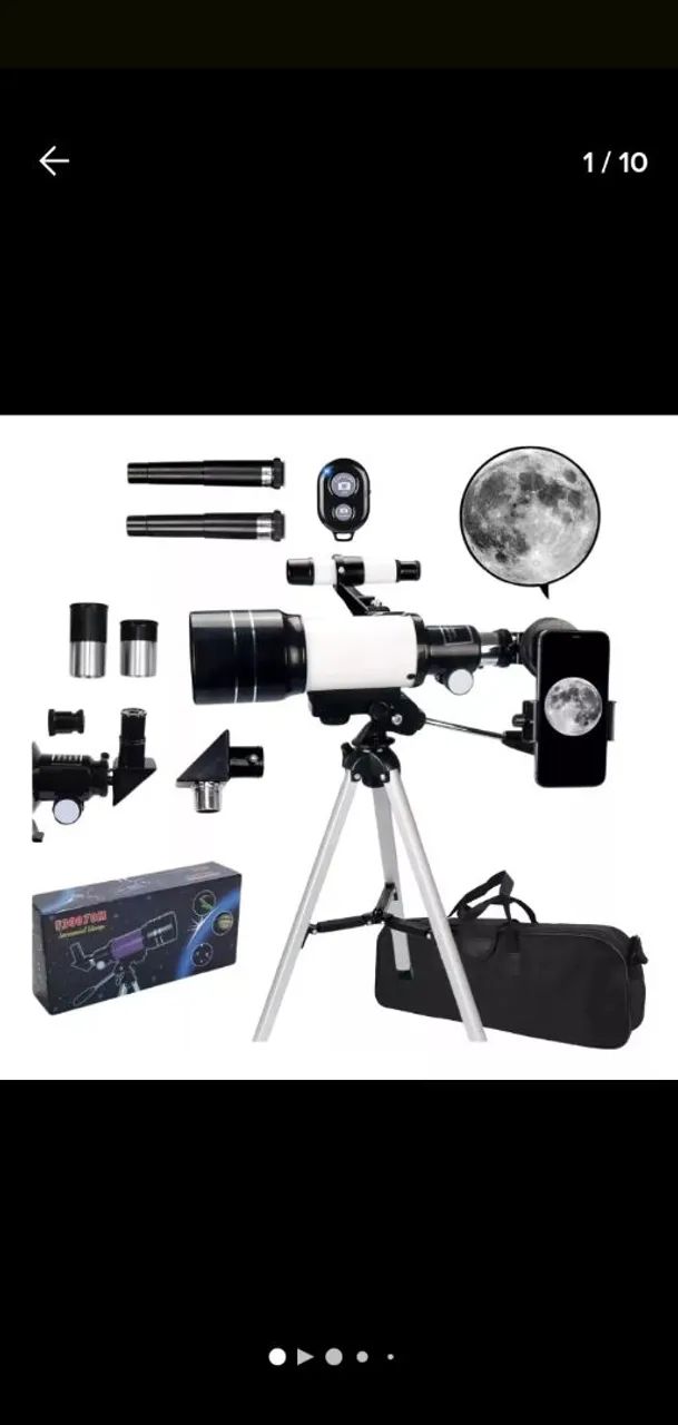 Telescópio semi novo  - Foto 2