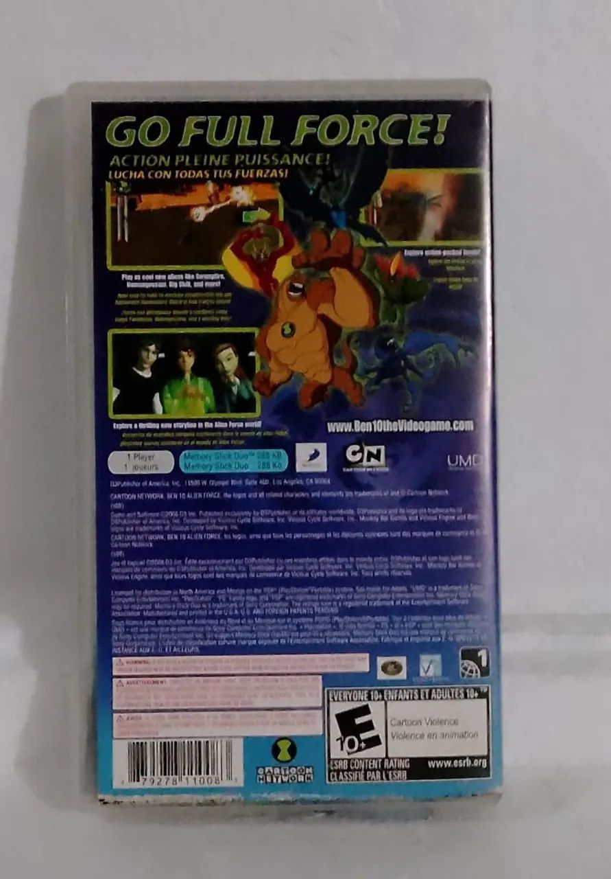 Jogo de psp Ben 10 alien force - Foto 3